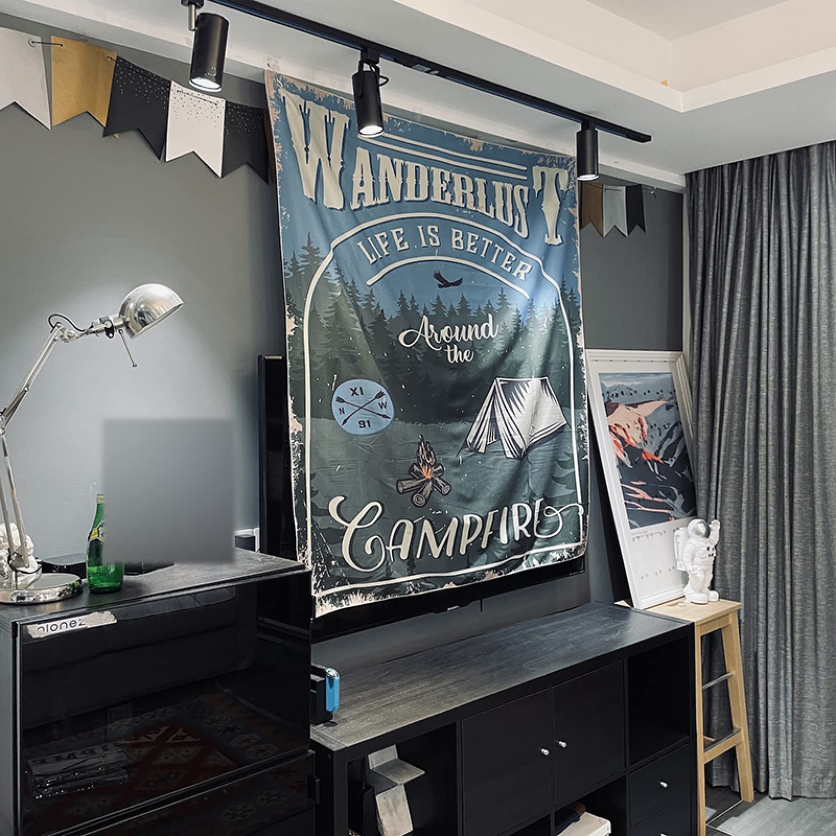 Amazon.co.jp: タペストリー 130*150 壁掛け デザイン アウトドア